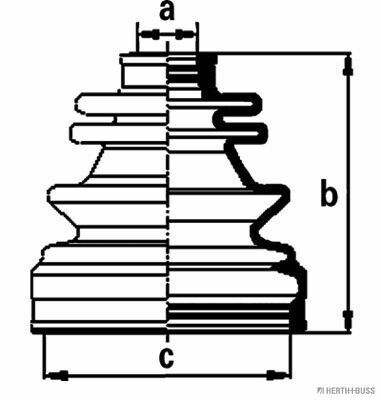 Пыльник ШРКШ резиновый + смазка