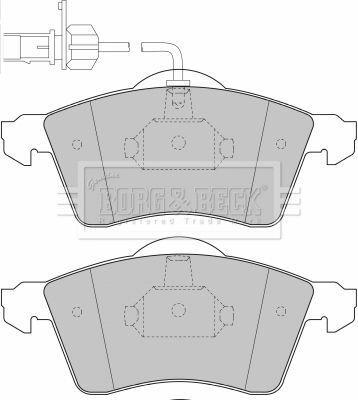 BBP1692 BORG & BECK - Тормозные колодки для дисков