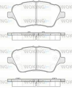 Гальмівні колодки пер. B-Max/Fiesta/Tourneo/Transit (12-21)