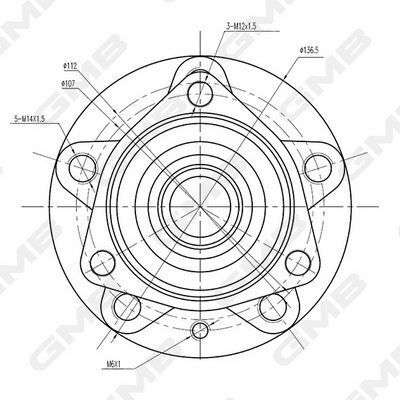 Подшипник пер. ступицы AUDI, SKODA, SEAT, 12-VW