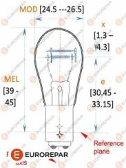 Лампа 12V-21/5W