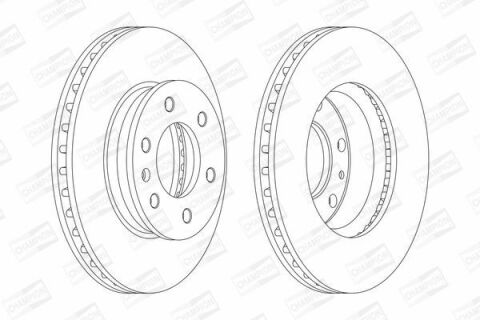 CHAMPION DB Диск тормозной передн.Sprinter 06-