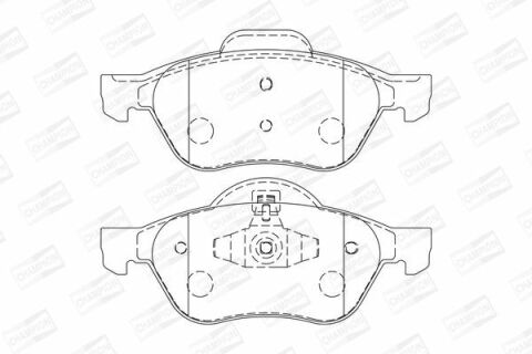 Колодки тормозные передние Laguna II, III, Megane II, Scenic II 1.5dCi/2.0 16V 01- RENAULT