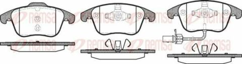 VW Тормозные колодки передн. Audi A4/5 07-