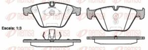 BMW Колодки торм.передн.5 F10 525/535, 7 F01 730 10-