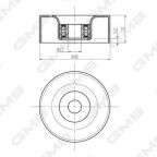 Ролик натяжителя ремня w210 2,8-3,2 95-02 db