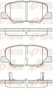 MITSUBISHI Колодки торм.задні Outlander 12-, ASX, CITROEN C4 Aircross, MAZDA 6