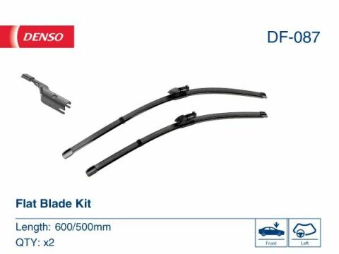 Комплект склоочисників flat blade kit