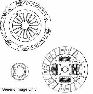 Комплект сцепления Escort IV/V/VI/Fiesta III 1.8D 89-(220mm)