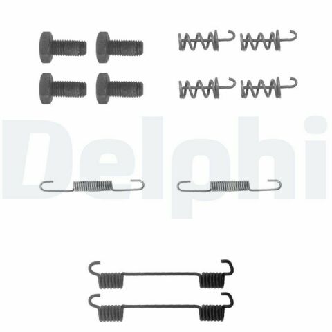 DELPHI DB Р/комплект установки задн.торм.колодок (на два колеса) W124/202