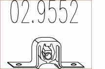 Гумовий елемент кріплення вихлопної системи Гумовий елемент кріплення вихлопної системи