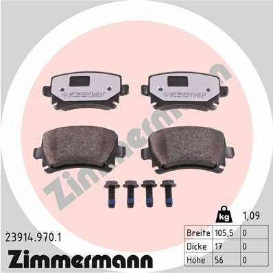 Колодки гальмівні (задні) VW Caddy 03-15 (Lucas-Girling) (з низьким продукуванням пилу) Колодки гальмівні (задні) VW Caddy 03-15 (Lucas-Girling) (з низьким продукуванням пилу)