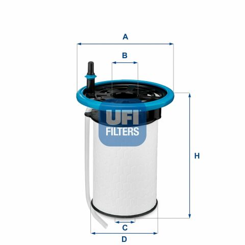 Фільтр паливний 3.0MJET 16V,2.3MJET 16V,1.3MJET 16V,1.6MJET 16V,2.0MJET 16V FIAT Doblo 09-15, Ducato 06-14, Ducato 14-, Fiorino 07-, Doblo 15-23, Qubo 08-19, 500 07-20, 500L 12-22, 500X 15-; OPEL Combo D 11-18; JEEP Renegade 14-; ALFA ROMEO Giulietta 10-20; MASERATI GHIBLI 13-, LEVANTE 16-, QUATTROPORTE 13-; LANCIA Ypsilon 12-