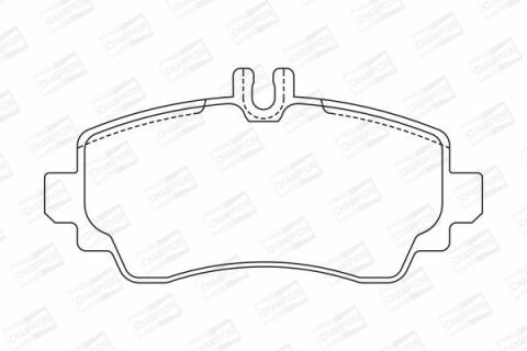 Колодки гальмівні передні MB A-KLASA 98-