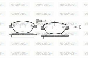 Гальмівні колодки пер. FIAT 500/PUNTO/QUBO/SKODA SUPERB/CITROËN NEMO 0.9-1.8 07-