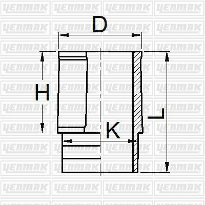 Гильза цилиндра (размер отв. 83 / STD) CITROEN Berlingo 1.8 (4цл.) (205-309-405B)