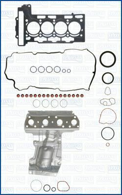 AJUSA PEUGEOT Комплект прокладок двигателя 2008 1.6 VTi 13-, 207 1.6 07-, 208 1.4 12-, 308 1.6 09-, CITROEN BERLINGO MULTISPACE 1.6 09-, C3 1.4 09-, C4 GRAND PICASSO 1.6 08-, C5 1.6 10-