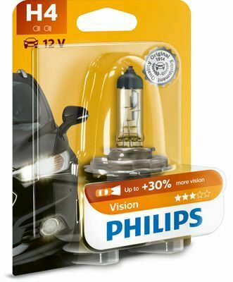 Лампа H4 Vision (30%) 12V 60/55W P43t-38 Blst. 1 PC.
