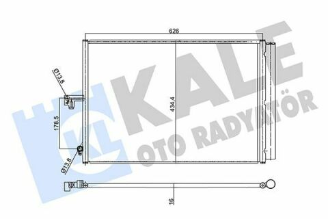 Радиатор кондиционера w212