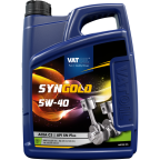Моторна олива Vatoil SynGold 5W-40, 5 літрів