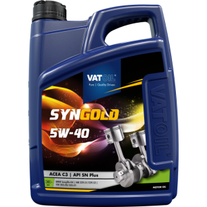Моторна олива Vatoil SynGold 5W-40, 5 літрів