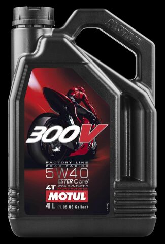 Моторное масло Motul 300V 4T Factory Line Road Racing 5W-40, 4 литра