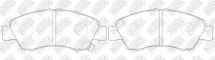 Комплект тормозных колодок, дисковый тормоз