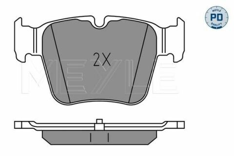 Тормозные колодки (задние) MB C-class (W205)/GLC (X253) 15-19