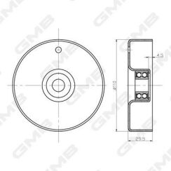 Ролик натяж. m111 w124/201/210 lt 97- db