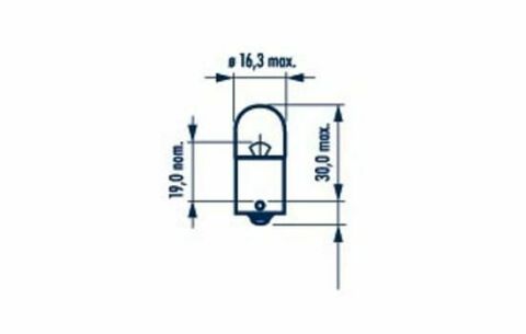 Автолампа R10W 24V 10W BA15s Standard