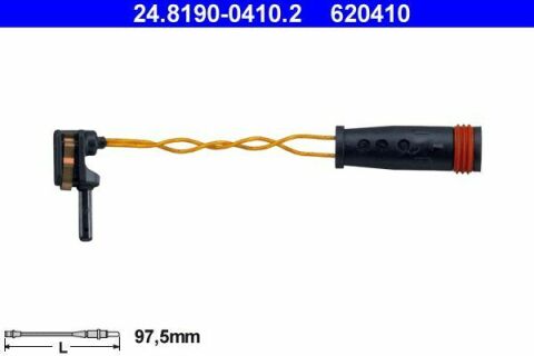 Датчик износа тормозных колодок (передних/задних) MB E-class (W211/W212/W213) 02-23 (L=97.5mm)