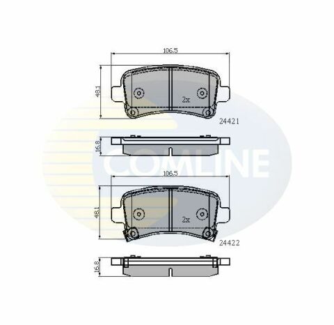 CBP31795 Comline - Тормозные колодки для дисков