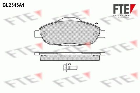 Колодки тормозные (передние) Peugeot 308/CC/SW/3008 07- Колодки тормозные (передние) Peugeot 308/CC/SW/3008 07-