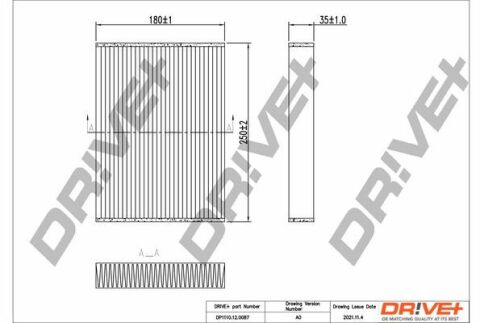 DP1110.12.0087 Drive+ - Фільтр салону