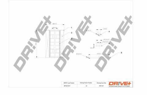 DP1110.11.0111 Drive+ - Фільтр оливи