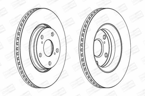 Диск гальмівний передній Avensis 08 - TOYOTA