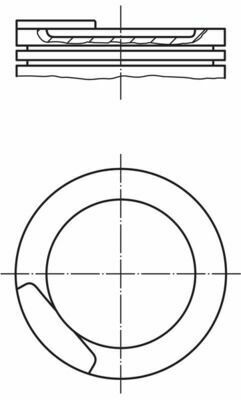 Поршень Opel Astra/Kadett 1.6i 86-05 (79.50mm/+0.5)