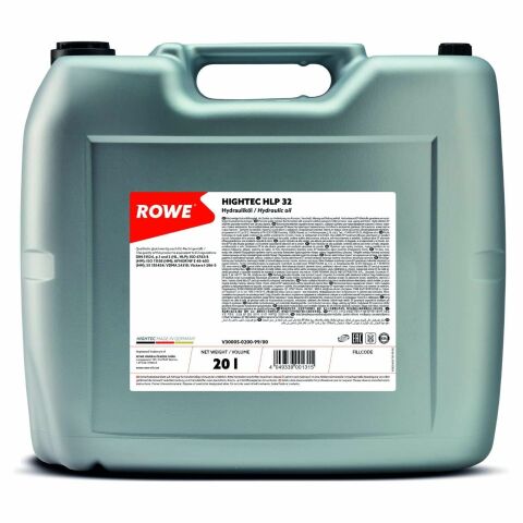 Гидравлическая жидкость HIGHTEC HLP 32 (20L) подходит для подъемников.