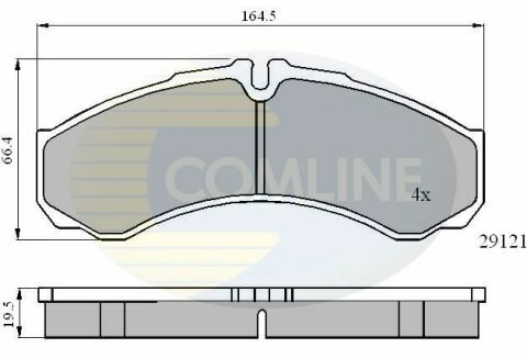 CBP0931 Comline - Гальмівні колодки до дисків