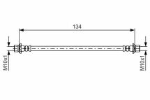 Шланг тормозной задний TOYOTA AURIS -12 Шланг тормозной задний TOYOTA AURIS -12