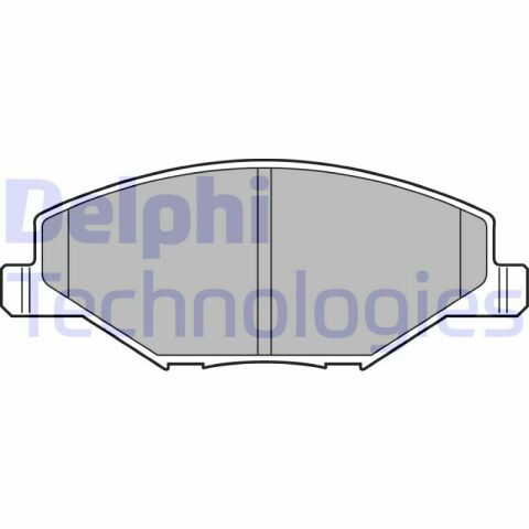 Колодки гальмівні (передні) Skoda Fabia II/III 07-/VW Polo 10-