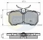 CBP0705 Comline - Гальмівні колодки до дисків, фото 1 - інтерент-магазин Auto-Mechanic