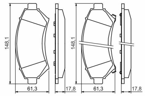 Гальмівні колодки передні Sintra 2.2DTI,3.0I 96- OPEL