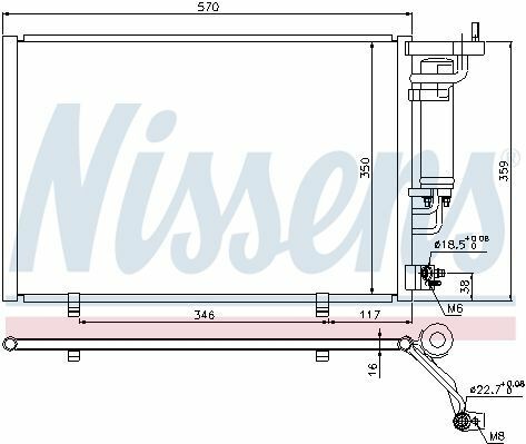 Конденсер  FD  B-MAX(12-)1.4  EFi(+)[OE  1756414]