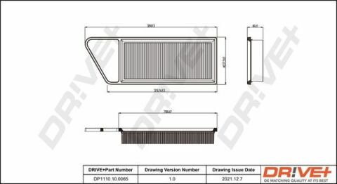 DP1110.10.0065 Drive+ - Фільтр повітря