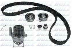 Комплект ГРМ (насос + ремінь + 4 ролики) POLO 1.9 SDI 01-09, SKODA FABIA I Combi 1.9 SDI 00-07 SEAT IBIZA III 1.9 SDI 02-05 VW