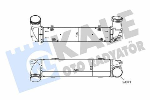 KALE BMW Intercooler 3 E90,X1 E84 2.0/3.0d