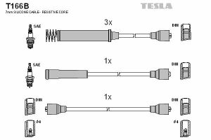 Кабель зажигания к-кт TESLA Opel Kadet 86-93