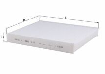 Фильтр салона Polo 01-10/Fabia 99-/Roomster 06-