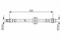 Шланг гальмівний пров. Mini Countryman 11-